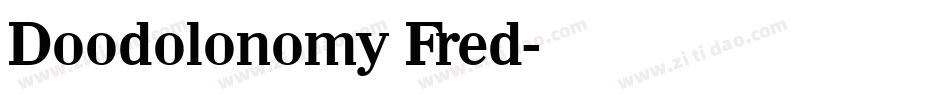 Doodolonomy Fred字体转换
